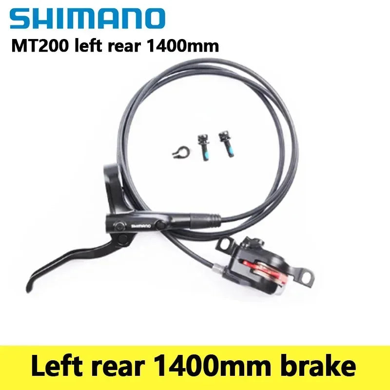 Shimano BR-MT200 Hydraulic Disc Brake Single Front or Rear MTB Brake, Multiple Hose Lengths