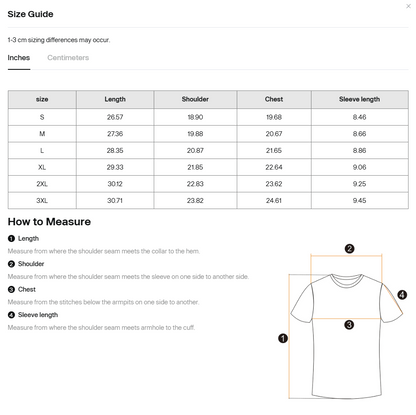 Custom T-Shirt (Number Design)