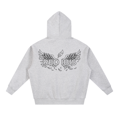 Red Ibis Essential Oversized Hoodie White