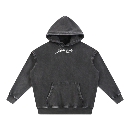 Splat X Red Ibis Snow Wash Oversize Hoodie