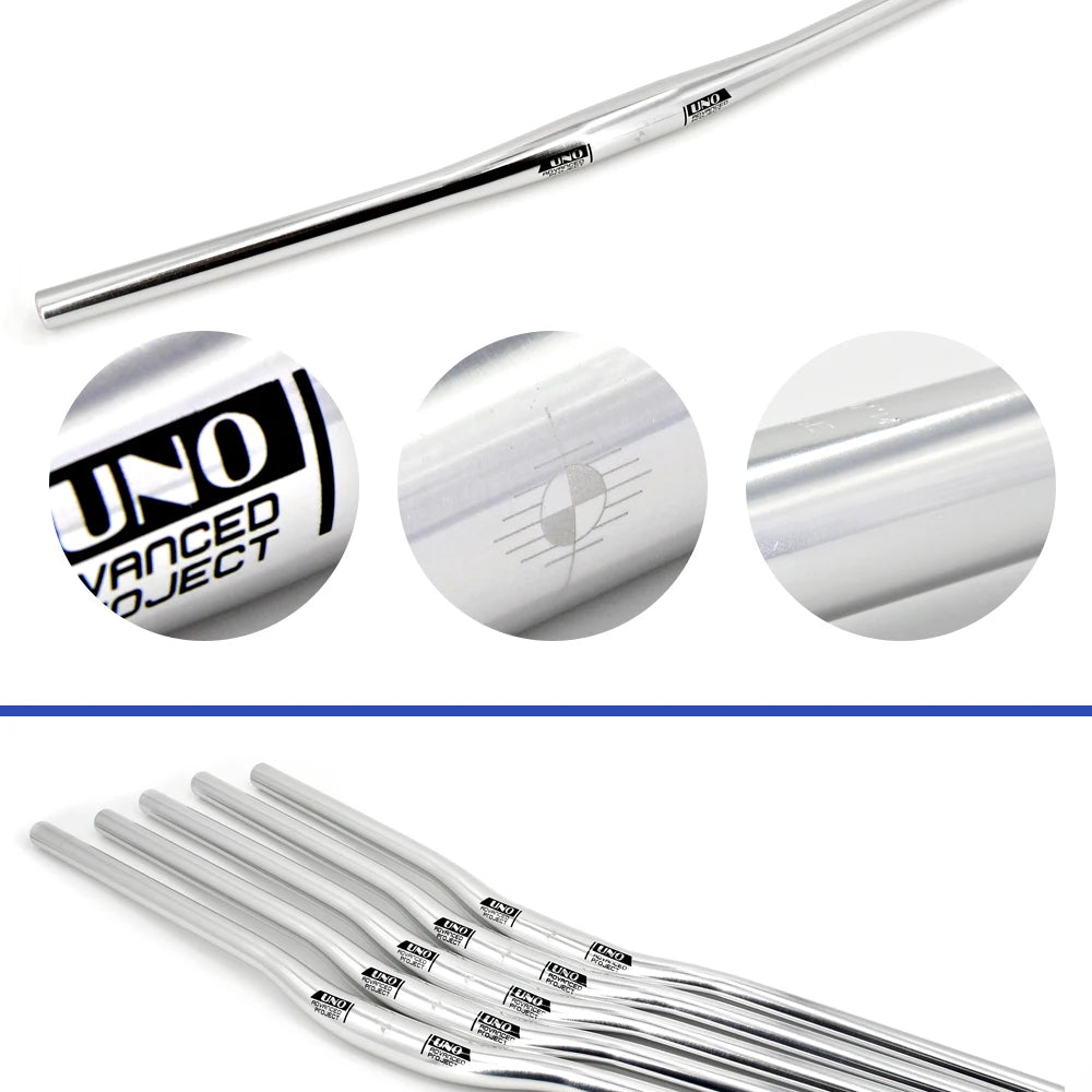 Upgraded Chrome 31.8mm Aluminum Alloy MTB Handlebar – Flat/Riser Bar, 640–800mm Widths