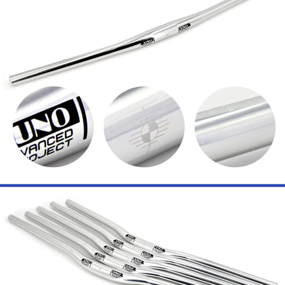 Upgraded Chrome 31.8mm Aluminum Alloy MTB Handlebar – Flat/Riser Bar, 640–800mm Widths