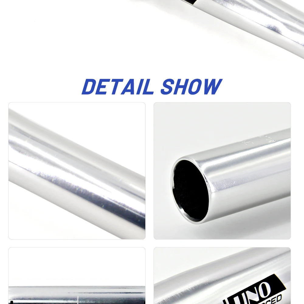 Upgraded Chrome 31.8mm Aluminum Alloy MTB Handlebar – Flat/Riser Bar, 640–800mm Widths