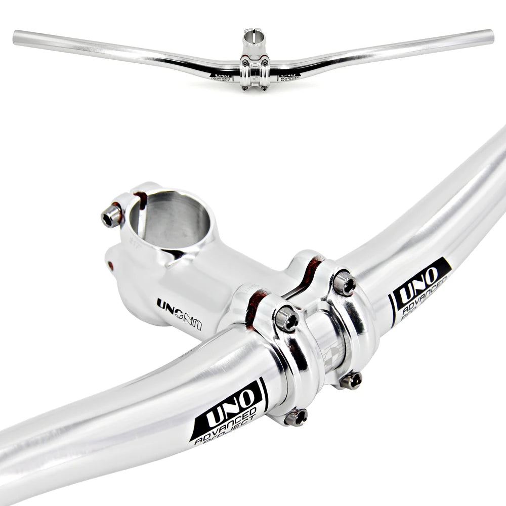 Upgraded Chrome 31.8mm Aluminum Alloy MTB Handlebar – Flat/Riser Bar, 640–800mm Widths