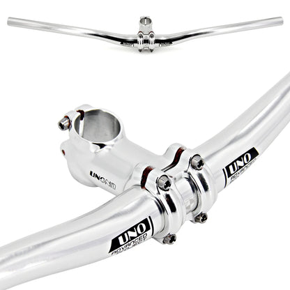 Upgraded Chrome 31.8mm Aluminum Alloy MTB Handlebar – Flat/Riser Bar, 640–800mm Widths