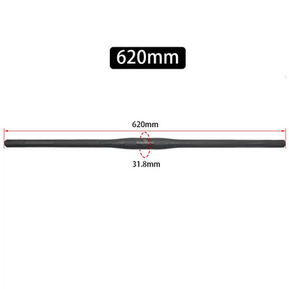 Upgraded Full Carbon Fiber MTB Handlebar – 31.8mm Straight/Riser Bar, 600–780mm Matte Finish