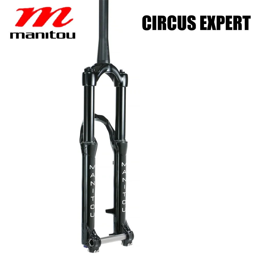 Manitou Circus Expert DJ Fork 26" Air Suspension Fork 100mm Travel 110x20mm Boost Tapered