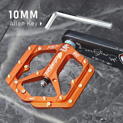 Upgraded CNC Aluminum Alloy Pedals with Pins