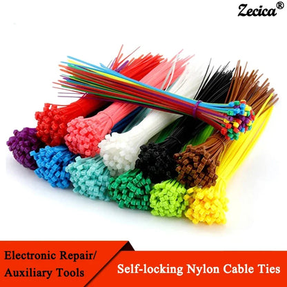Multicolor Plastic Zip Ties