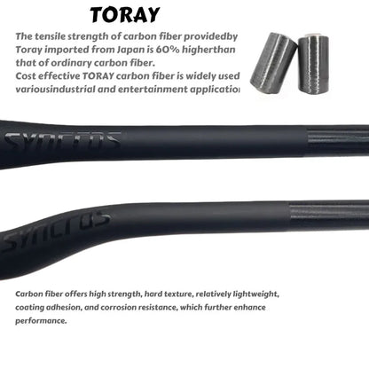 Upgraded Full Carbon Fiber MTB Handlebar – 31.8mm Straight/Riser Bar, 600–780mm Matte Finish