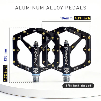 Upgraded CNC Aluminum Alloy Pedals with Pins