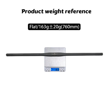 Upgraded Full Carbon Fiber MTB Handlebar – 31.8mm Straight/Riser Bar, 600–780mm Matte Finish