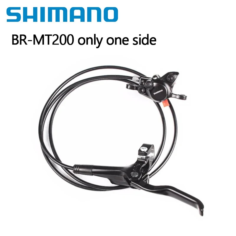 Shimano BR-MT200 Hydraulic Disc Brake Single Front or Rear MTB Brake, Multiple Hose Lengths