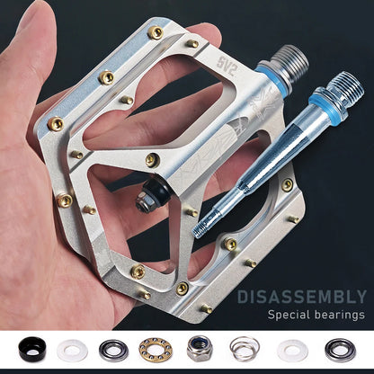 Upgraded CNC Aluminum Alloy Pedals with Pins