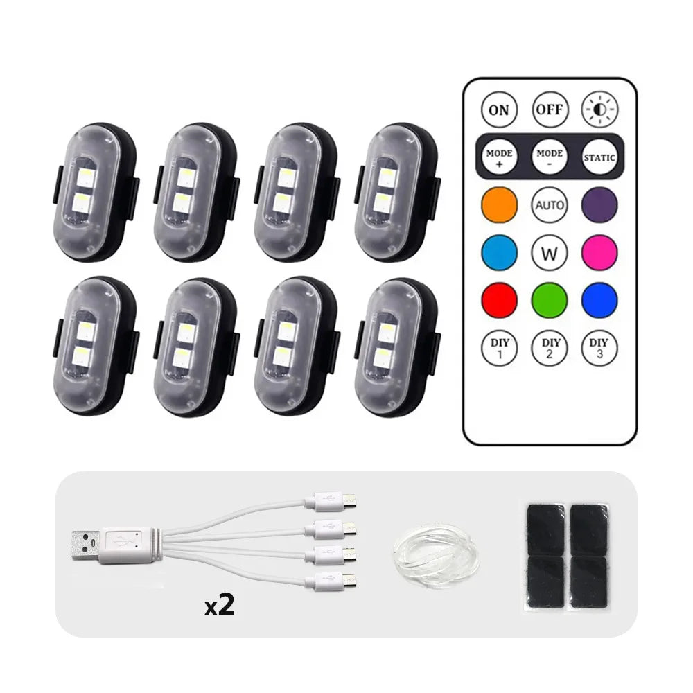 Rechargeable Velcro Rock lights