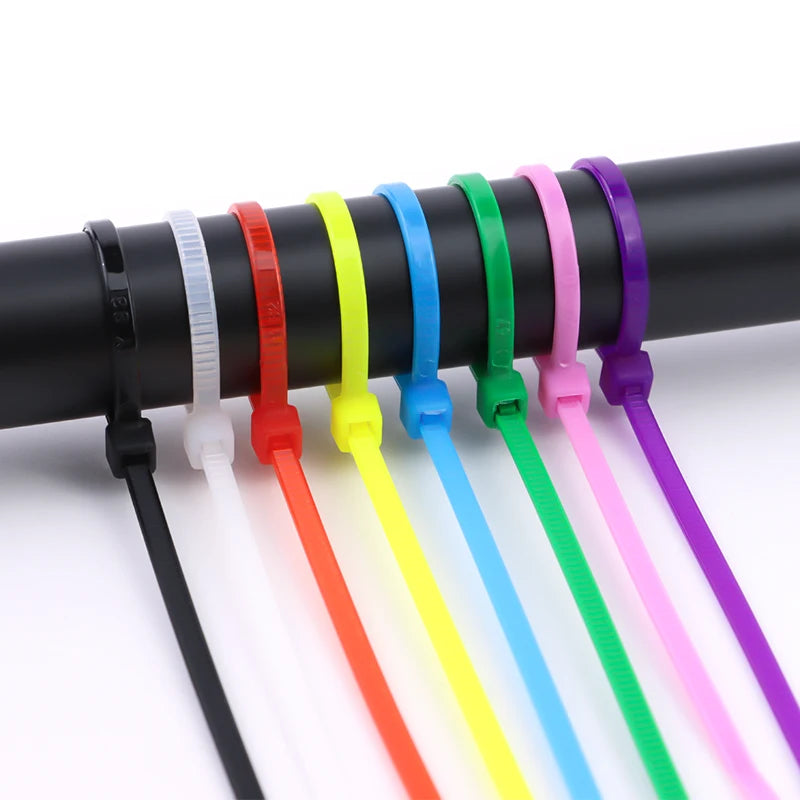 Multicolor Plastic Zip Ties