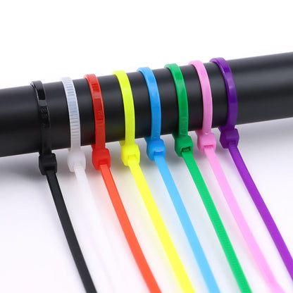 Multicolor Plastic Zip Ties