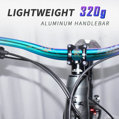 Upgraded 31.8mm MTB Riser Handlebar – Aluminum Alloy, 25mm Rise, 780mm Width