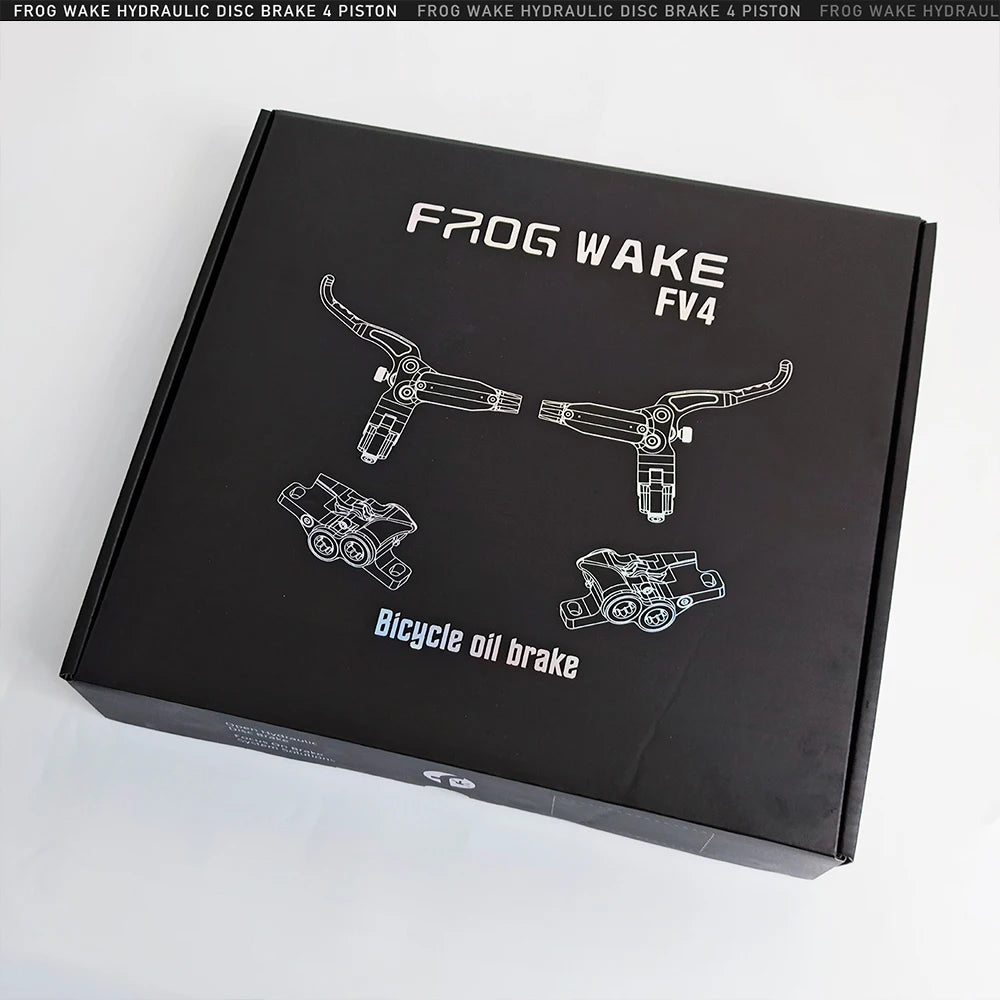 Upgraded FV4-H 4-Piston Hydraulic Disc Brake with Aluminum Inline Levers