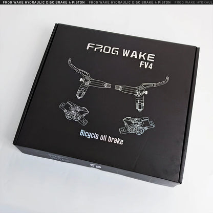 Upgraded FV4-H 4-Piston Hydraulic Disc Brake with Aluminum Inline Levers