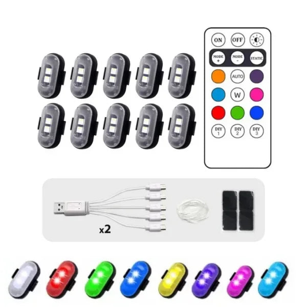 Rechargeable Velcro Rock lights