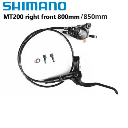 Shimano BR-MT200 Hydraulic Disc Brake Single Front or Rear MTB Brake, Multiple Hose Lengths