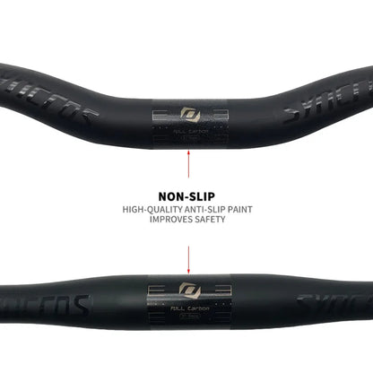 Upgraded Full Carbon Fiber MTB Handlebar – 31.8mm Straight/Riser Bar, 600–780mm Matte Finish