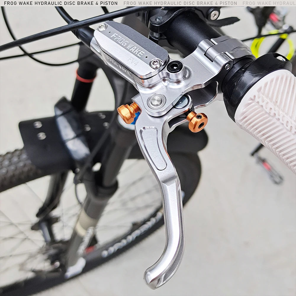 Upgraded FV4-H 4-Piston Hydraulic Disc Brake with Aluminum Inline Levers