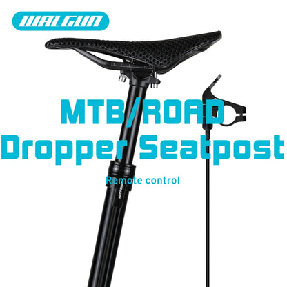 MTB Hydraulic Dropper Seat post – Remote Adjustable Telescopic Seat Post, 27.2/30.9/31.6mm