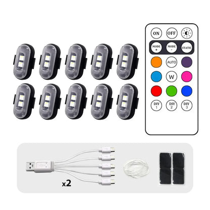 Rechargeable Velcro Rock lights