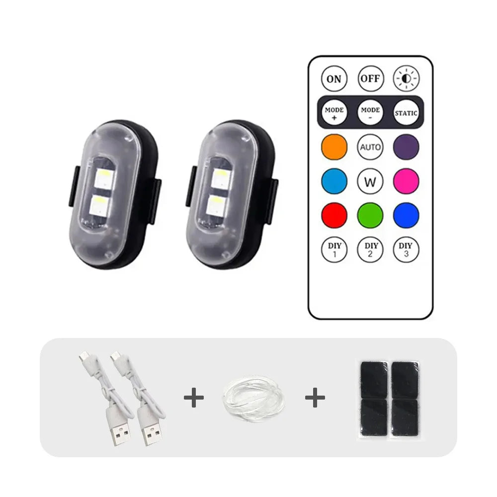 Rechargeable Velcro Rock lights