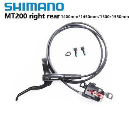 Shimano BR-MT200 Hydraulic Disc Brake Single Front or Rear MTB Brake, Multiple Hose Lengths