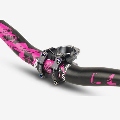 Upgraded with pattern 31.8mm MTB Riser Handlebar – Aluminum Alloy, 720/780mm Downhill Bike Bar