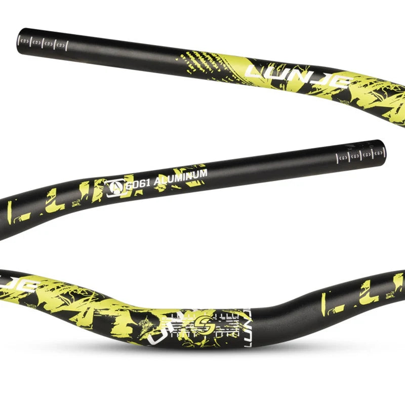 Upgraded with pattern 31.8mm MTB Riser Handlebar – Aluminum Alloy, 720/780mm Downhill Bike Bar