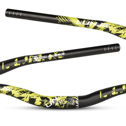 Upgraded with pattern 31.8mm MTB Riser Handlebar – Aluminum Alloy, 720/780mm Downhill Bike Bar