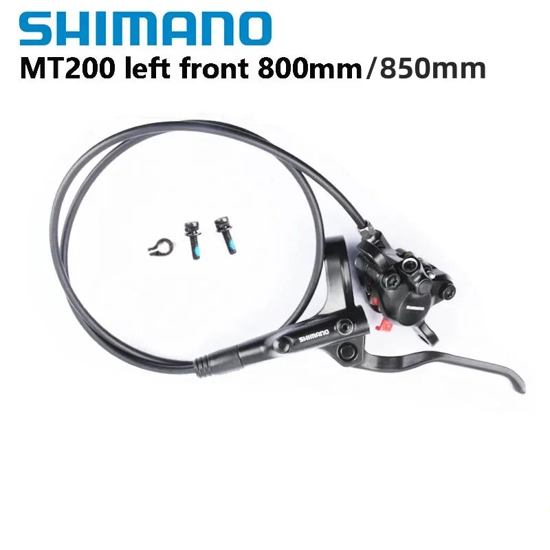 Shimano BR-MT200 Hydraulic Disc Brake Single Front or Rear MTB Brake, Multiple Hose Lengths