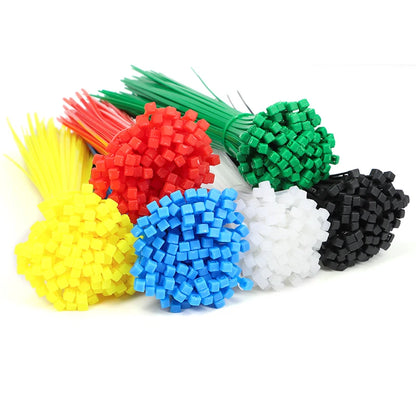 Multicolor Plastic Zip Ties