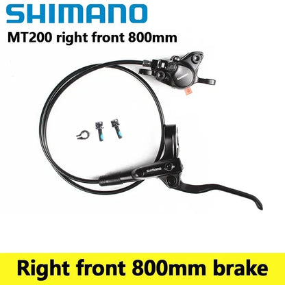 Shimano BR-MT200 Hydraulic Disc Brake Single Front or Rear MTB Brake, Multiple Hose Lengths