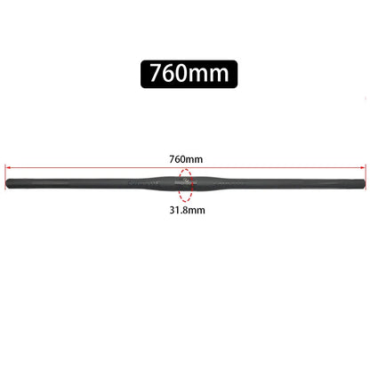 Upgraded Full Carbon Fiber MTB Handlebar – 31.8mm Straight/Riser Bar, 600–780mm Matte Finish