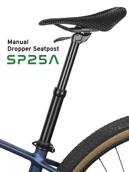 MTB Hydraulic Dropper Seat post – Remote Adjustable Telescopic Seat Post, 27.2/30.9/31.6mm