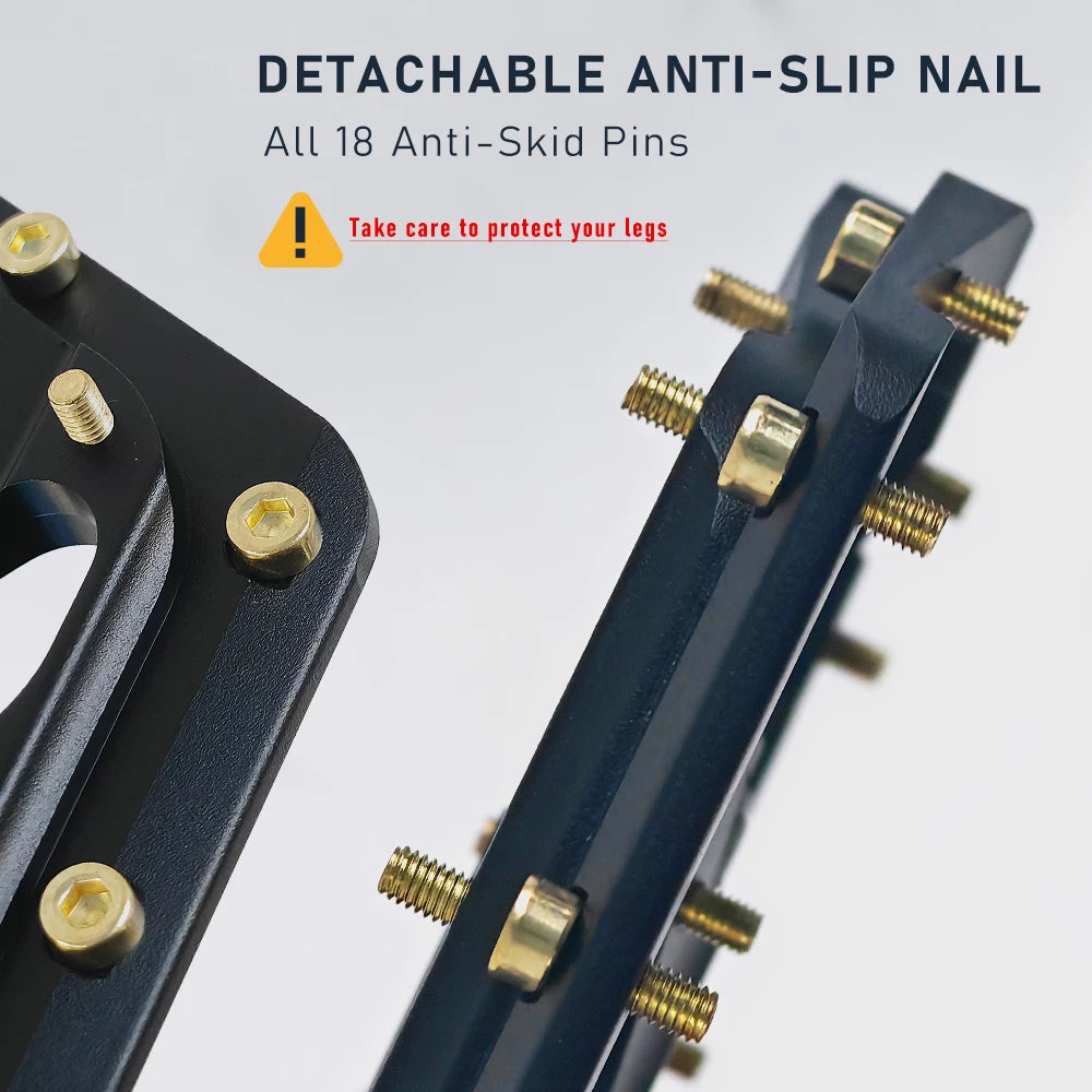 Upgraded CNC Aluminum Alloy Pedals with Pins