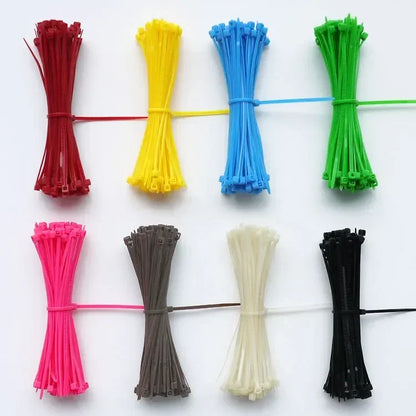 Multicolor Plastic Zip Ties