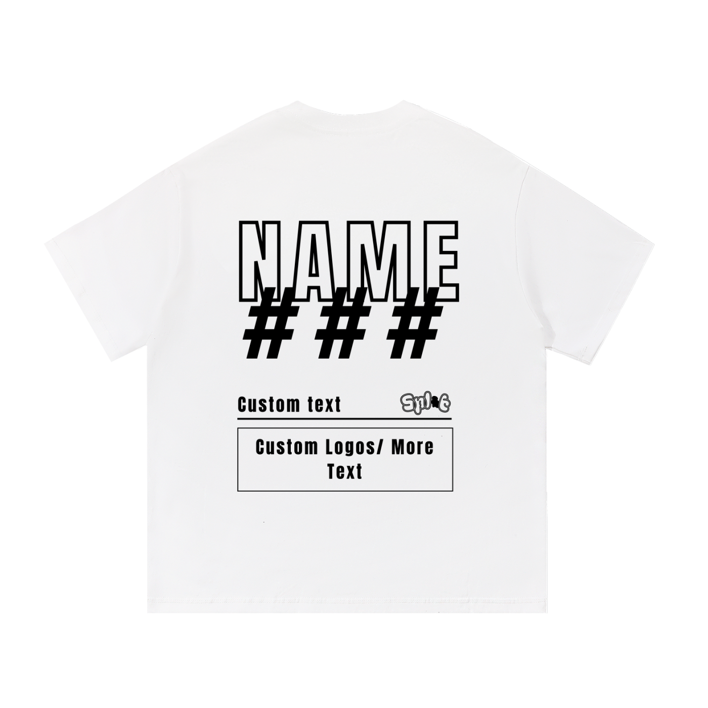 Custom T-Shirt (Number Design)