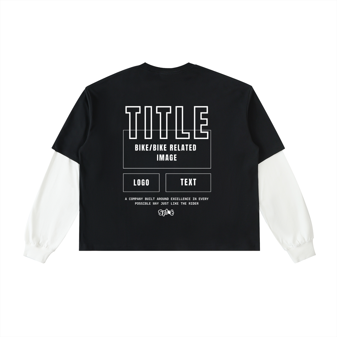 Custom Full Sleeve Tee (Logo Design)