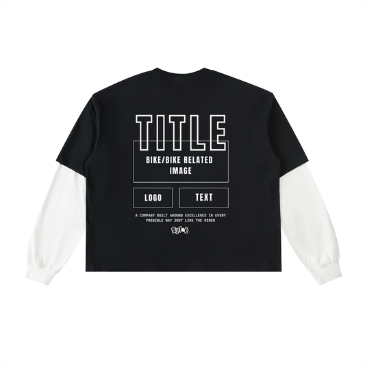 Custom Full Sleeve Tee (Logo Design)