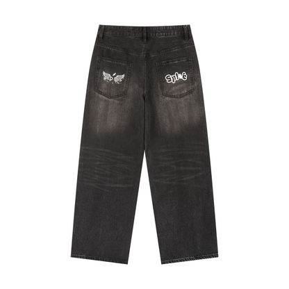 Red Ibis X Splat baggy jeans